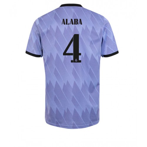 Fotbalové Dres Real Madrid David Alaba #4 Venkovní 2022-23 Krátký Rukáv